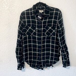 Lucky brand flannel top